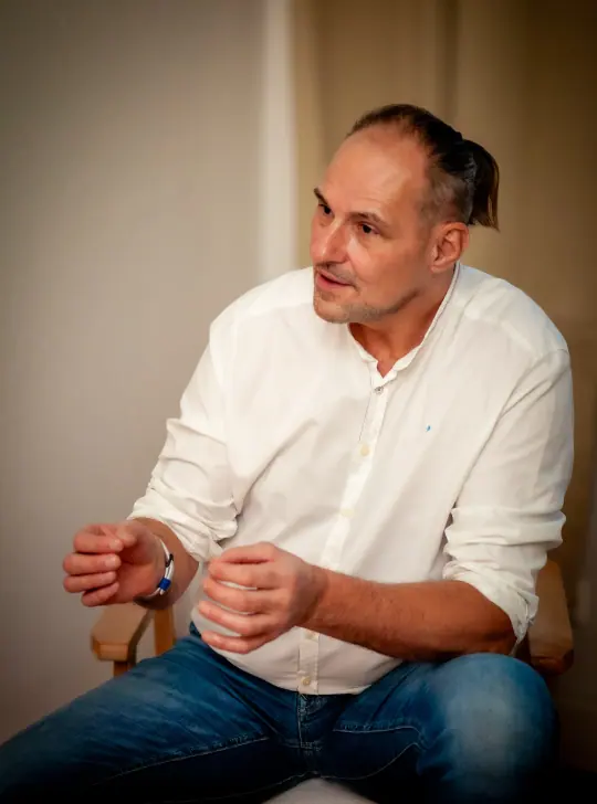 Thomas Federsel im Coachinggespräch